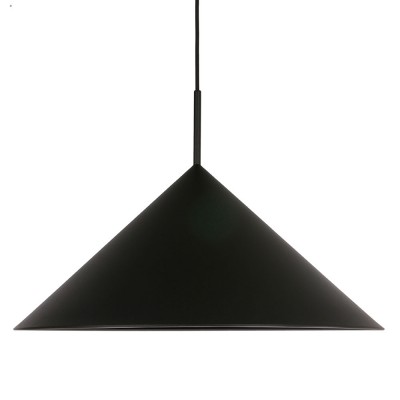 Suspension Triangle en métal noir - HKliving