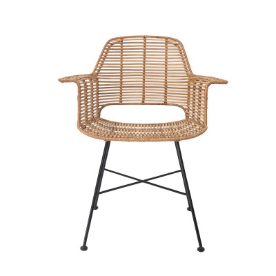 Chaise Tub en rotin naturel - HKliving