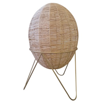 Lampe Oeuf raphia S - Honoré
