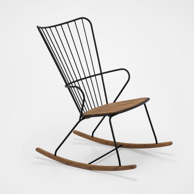 Rocking chair Paon noir - Houe