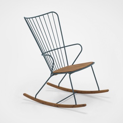 Rocking chair Paon vert pin - Houe