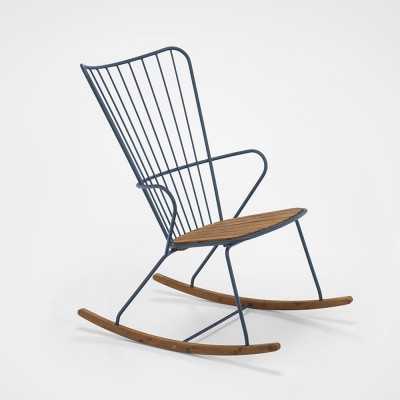 Rocking chair Paon bleu nuit - Houe