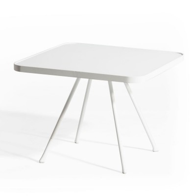 Table d'appoint Attol 55cm blanc - Oasiq