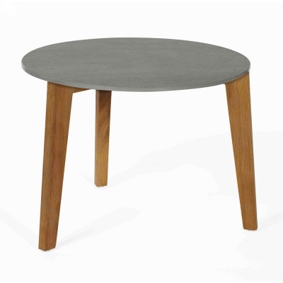 Table d'appoint céramique Attol 60cm gris - Oasiq