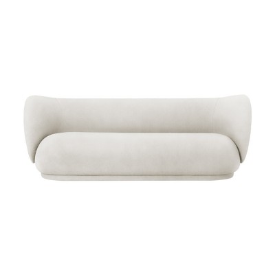 Canapé Rico 3 places blanc brossé - Ferm Living