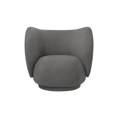 Fauteuil Rico gris brossé - Ferm Living