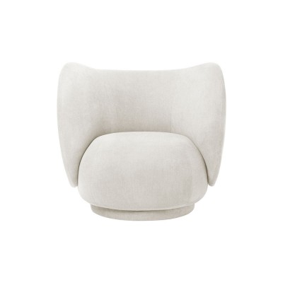 Fauteuil Rico blanc brossé - Ferm Living