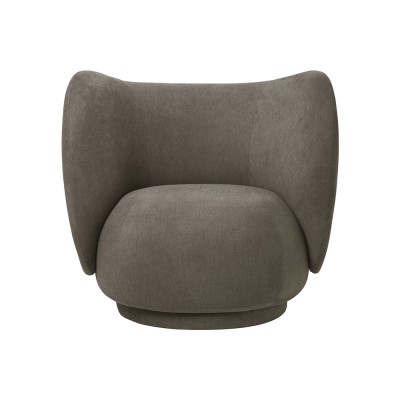 Fauteuil Rico brun brossé - Ferm Living