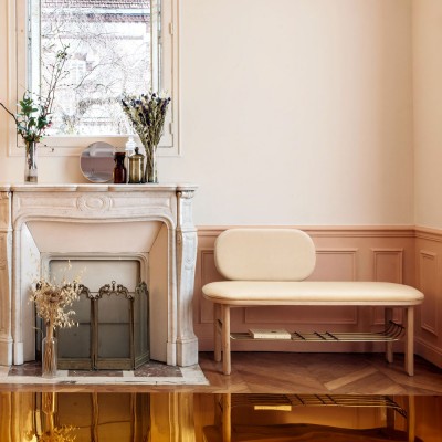 Banc Eustache camel - Hartô