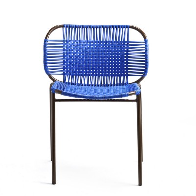 Chaise Cielo bleu & brun - ames