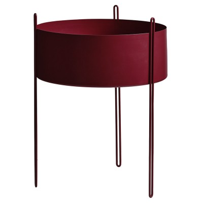 Pot de fleurs Pidestall rouge L - Woud