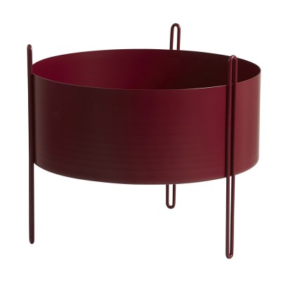 Pot de fleurs Pidestall rouge M - Woud