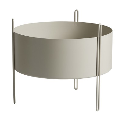 Pot de fleurs Pidestall gris M - Woud