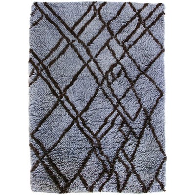 Tapis berbère en laine gris & bleu 180 x 280 cm - HKliving