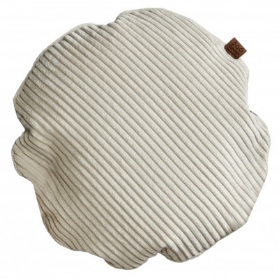 Coussin rond Cord crème - 366 Concept