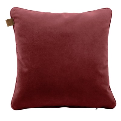 Coussin carré Velours merlot - 366 Concept