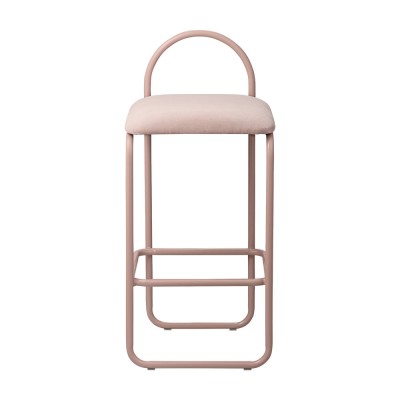 Chaise de bar Angui rose 82 cm - AYTM