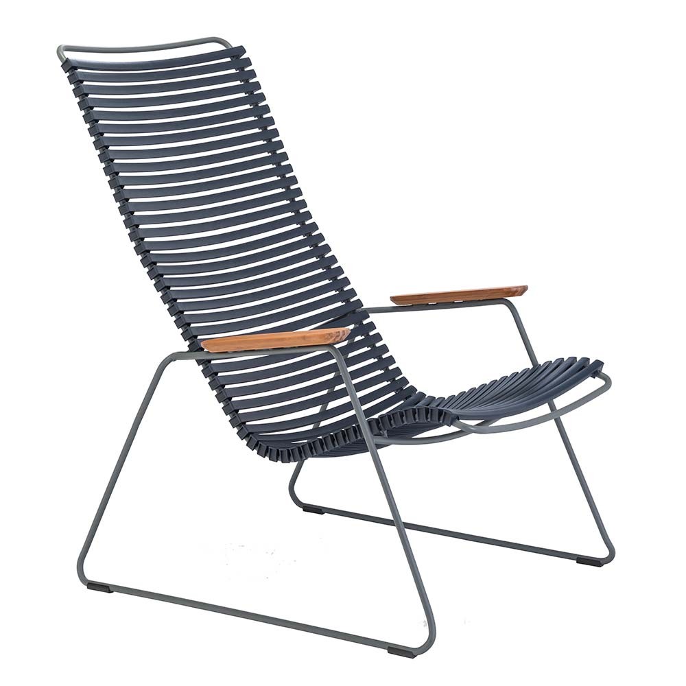 Click lounge chair navy blue HOUE