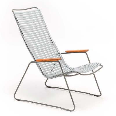 Chaise lounge Click gris - Houe