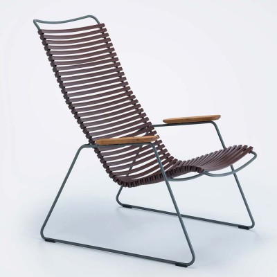 Chaise lounge Click prune - Houe