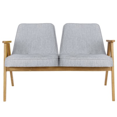 Canapé 2 places 366 Loft argent - 366 Concept