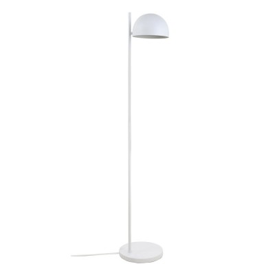 Lampadaire en métal boule blanc mat - HKliving