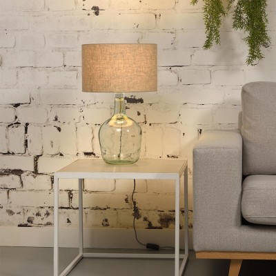 Lampe à poser Murano lin foncé S - Good & Mojo