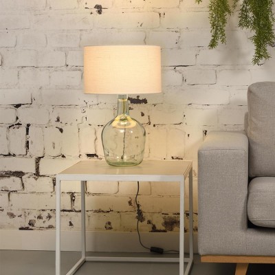 Lampe à poser Murano lin blanc S - Good & Mojo