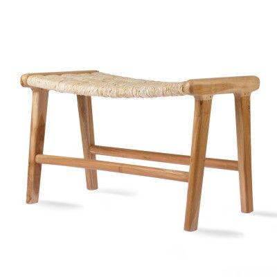 Ottoman en teck Abaca - HKliving