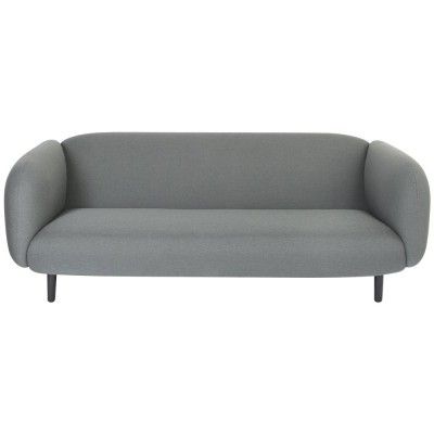 Canapé 3 places Moïra tissu gris clair - ENOstudio