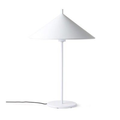 Lampe à poser Triangle en métal blanc L - HKliving