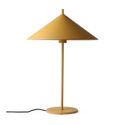 Lampe à poser Triangle en métal ochre L - HKliving