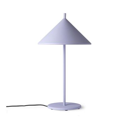 Lampe à poser Triangle en métal lilas - HKliving
