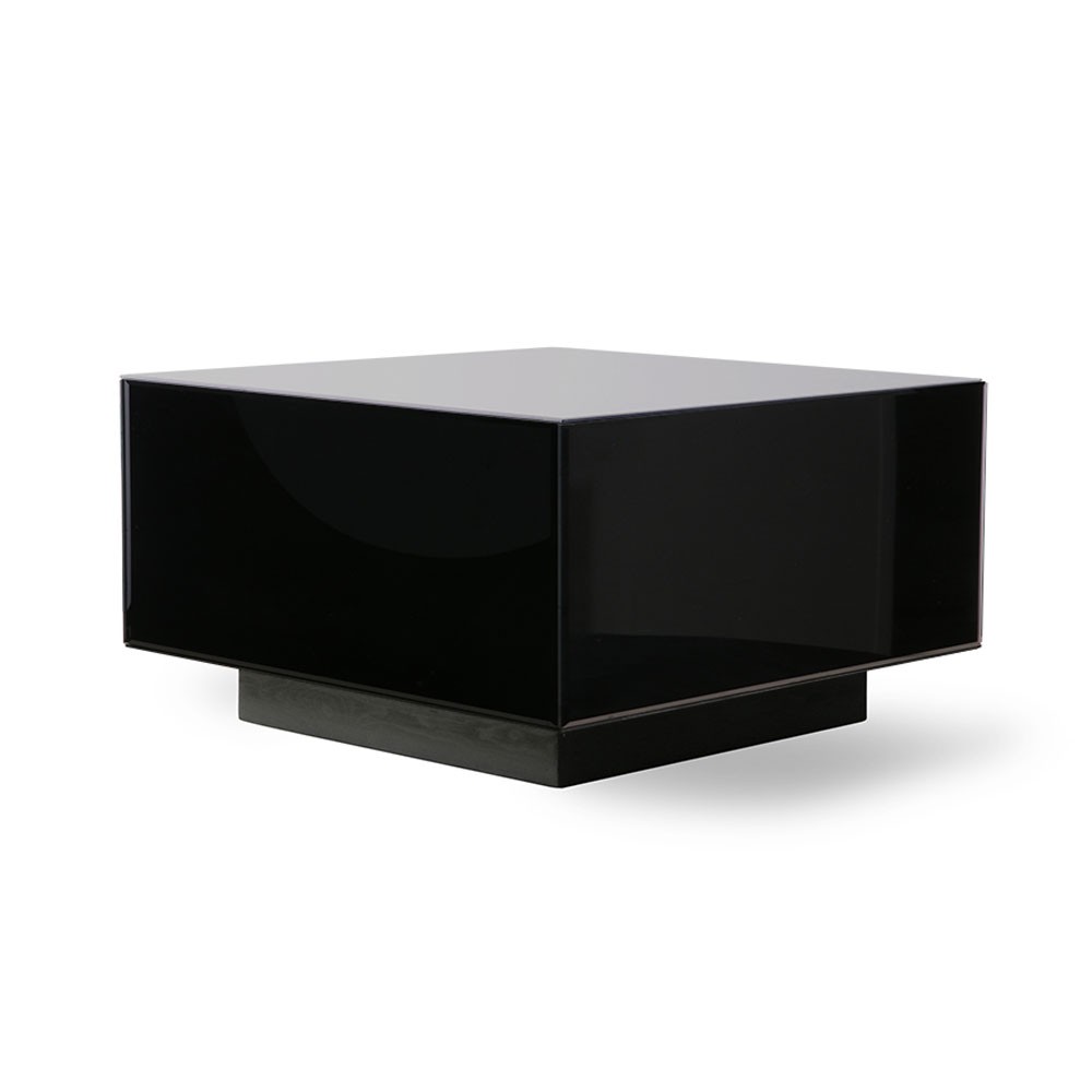 Mirror block table black L HK Living