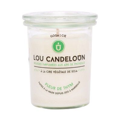 Bougie parfumée 120g Fleur de thym - Lou Candeloun