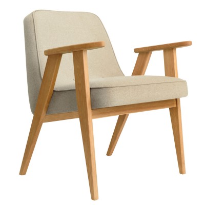 Fauteuil 366 Laine sable - 366 Concept