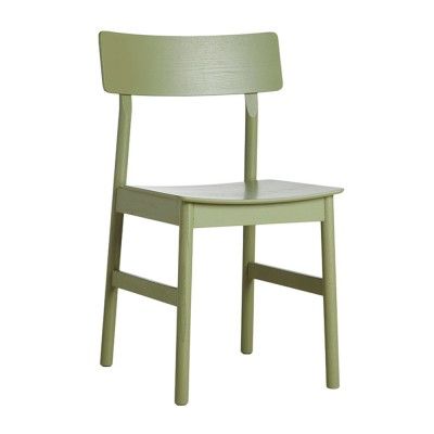 Chaise Pause frêne teinté vert olive 2.0 - Woud