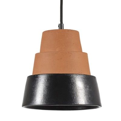 Suspension Toscana terre cuite noir - Serax