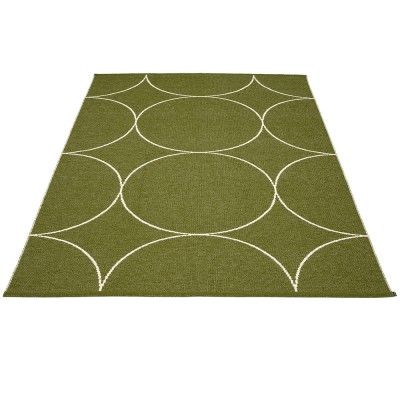 Tapis Boo dark olive - Pappelina