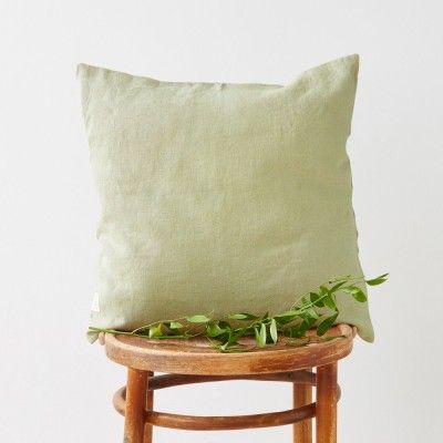 Housse de coussin en lin Sauge - Linen Tales