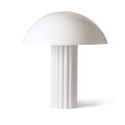 Lampe de table Cupola acrylique blanc - HKliving