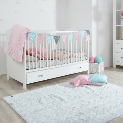 Tapis lavable Braids bleu M - Lorena Canals