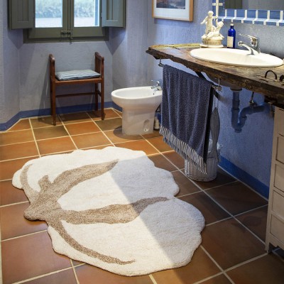 Tapis lavable Fleurs de coton - Lorena Canals