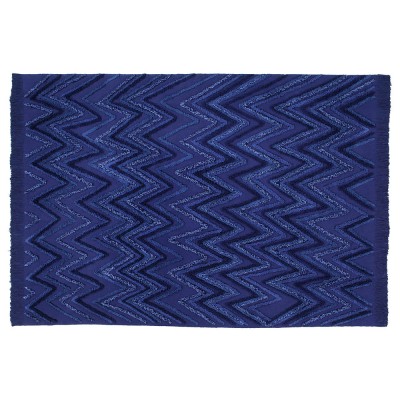 Tapis lavable Terre Alaska bleu - Lorena Canals