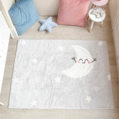 Tapis lavable Happy Moon rectangulaire - Lorena Canals
