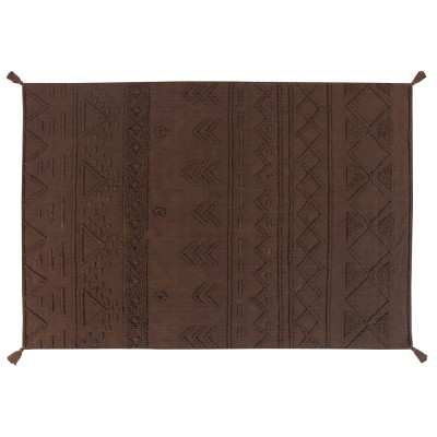 Tapis lavable Tribu marron M - Lorena Canals