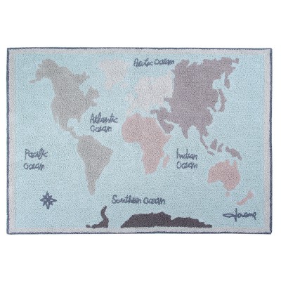 Tapis lavable Vintage Map - Lorena Canals