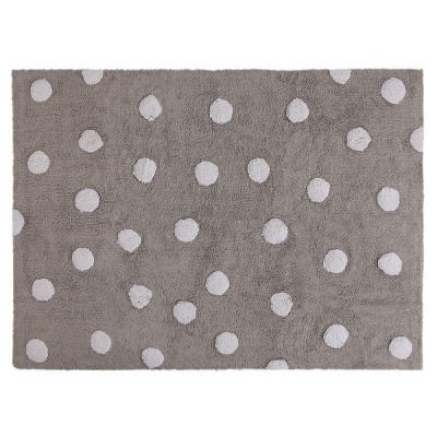 Tapis lavable à pois gris - Lorena Canals