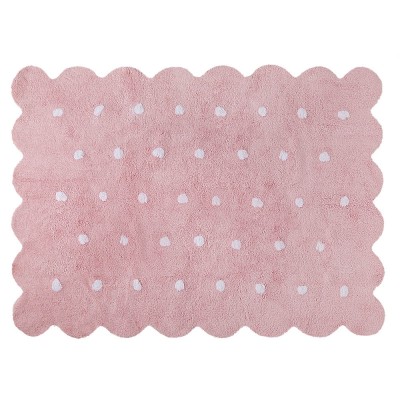 Tapis lavable Biscuit rose - Lorena Canals