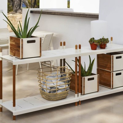 Étagère Shelving haut blanc - Cane line